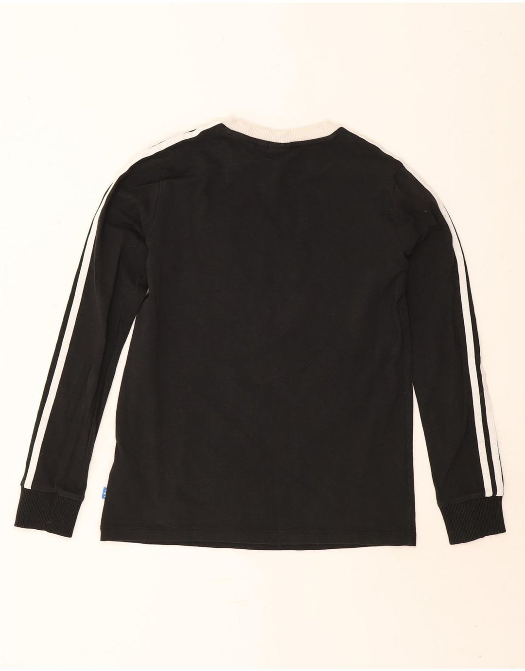Top Adidas da donna a manica lunga UK 12 medio nero cotone