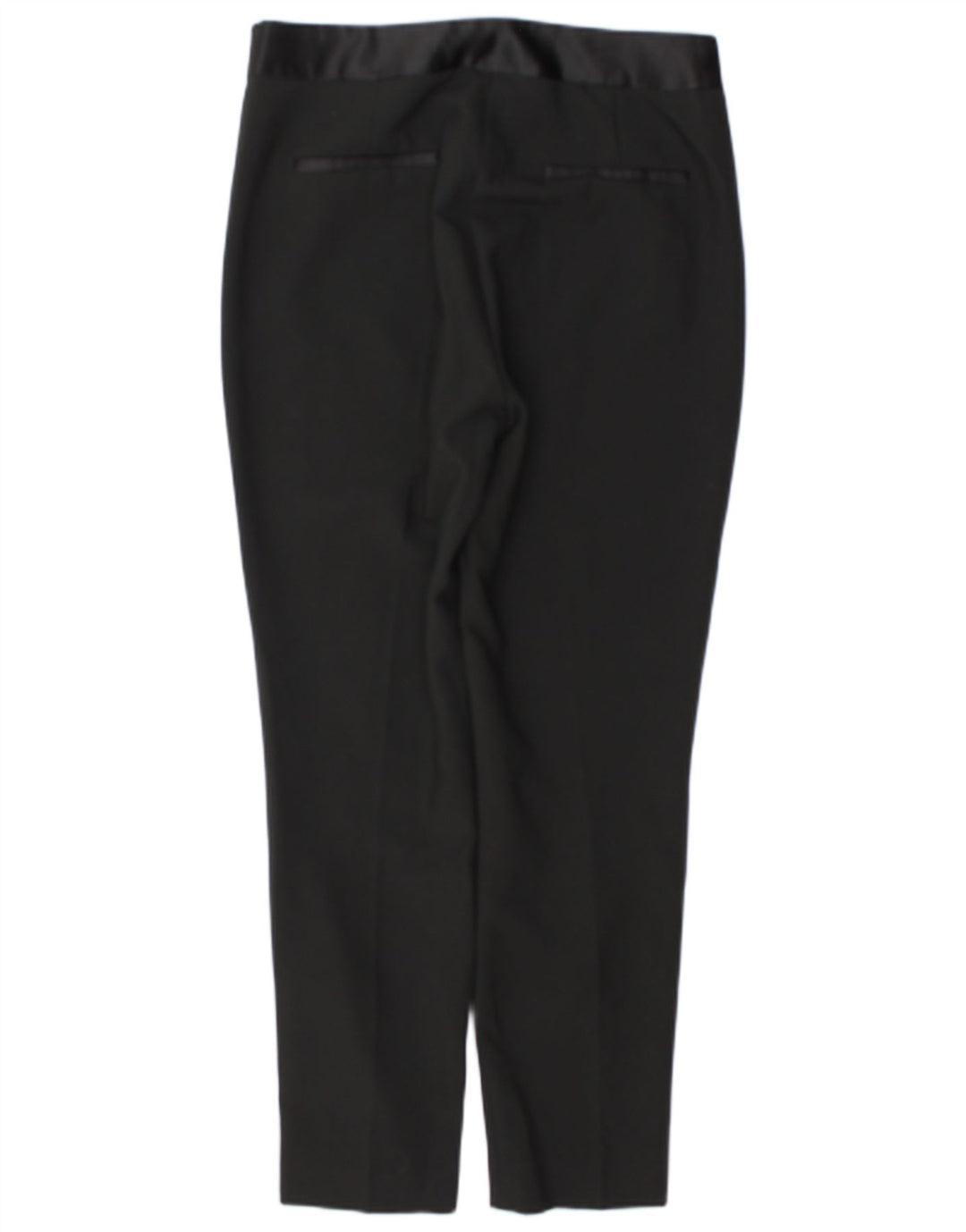 Pantaloni casual slim da donna Zara grandi W30 L29 poliestere nero