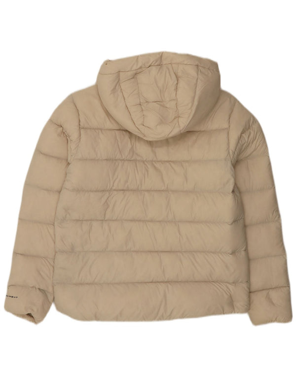 Giacca imbottita con cappuccio Omni-Heat da donna Columbia UK 14 Nylon beige medio