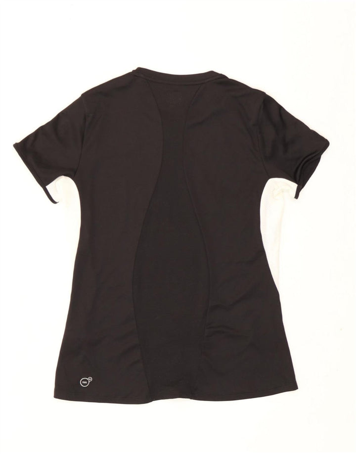 T-shirt da donna Puma UK 12 Medium Black Poliestere color block