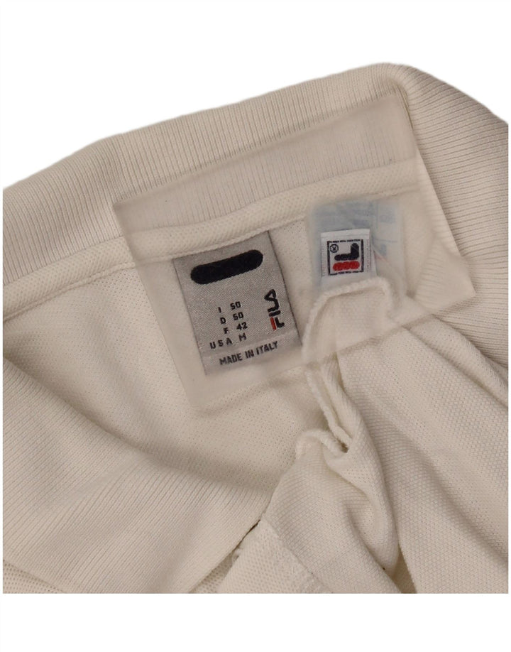 Polo Uomo Fila IT 50 Cotone Bianco Medio