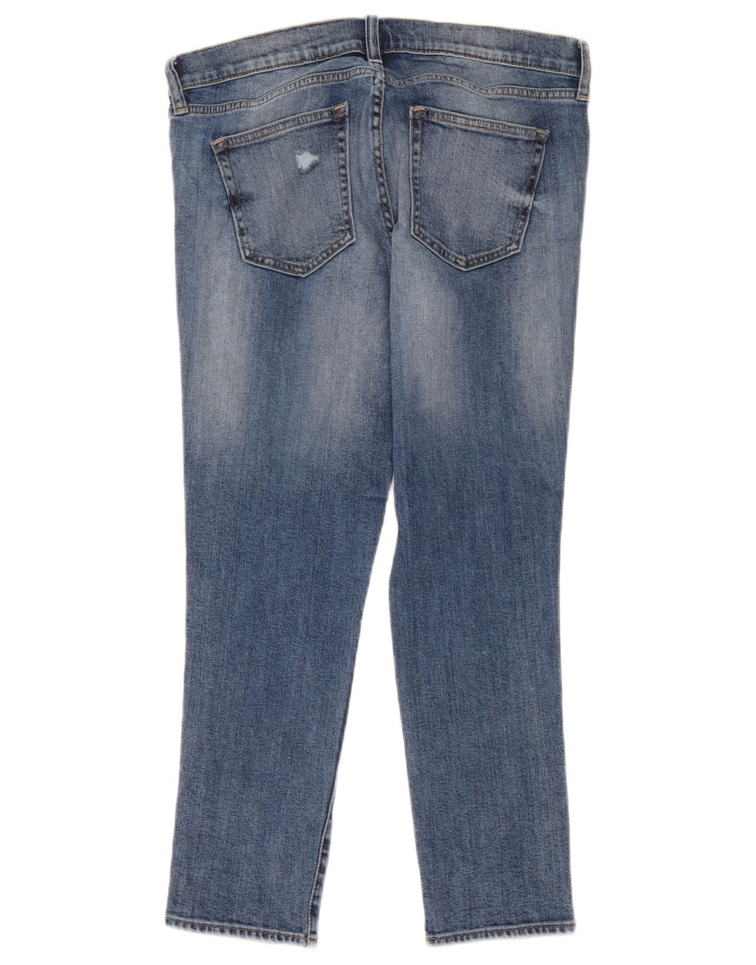 Jeans Gap Girlfriend Distressed Slim da Donna W28 L26 Cotone Blu