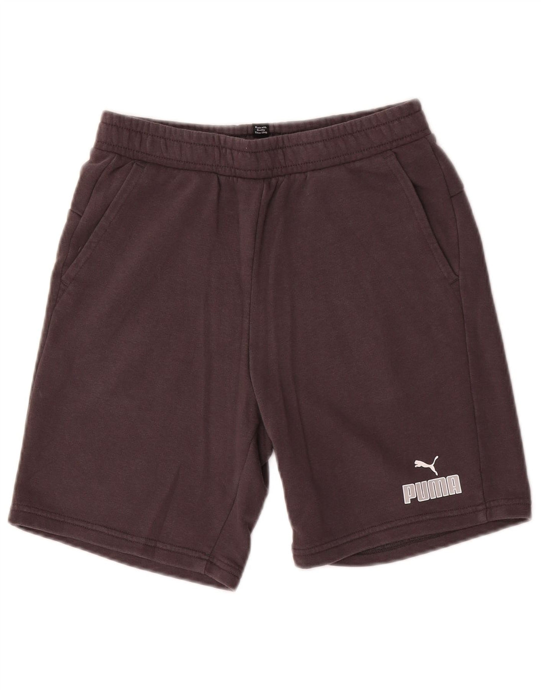 Pantaloncini sportivi Puma da ragazzo 13-14 anni in cotone grigio