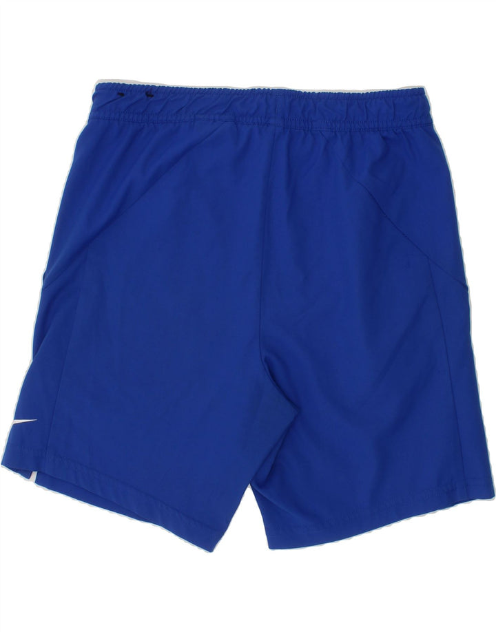 NIKE Boys Dri Fit Sport Shorts 10-11 Years Medium  Blue Polyester Vintage Nike and Second-Hand Nike from Messina Hembry 