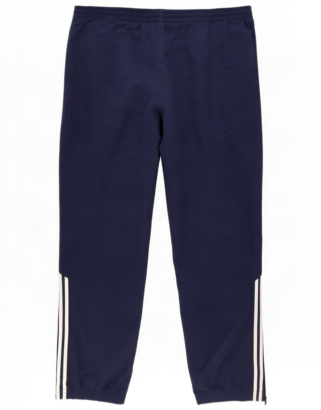 Adidas Pantaloni da tuta da uomo grandi in poliestere blu navy
