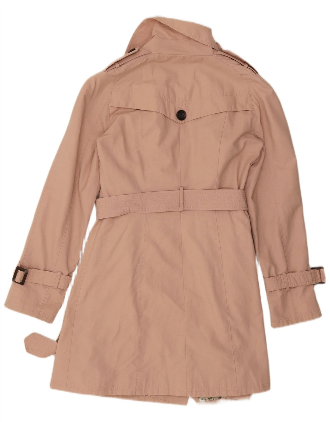Trench da donna Marks & Spencer UK 10 piccolo cotone rosa