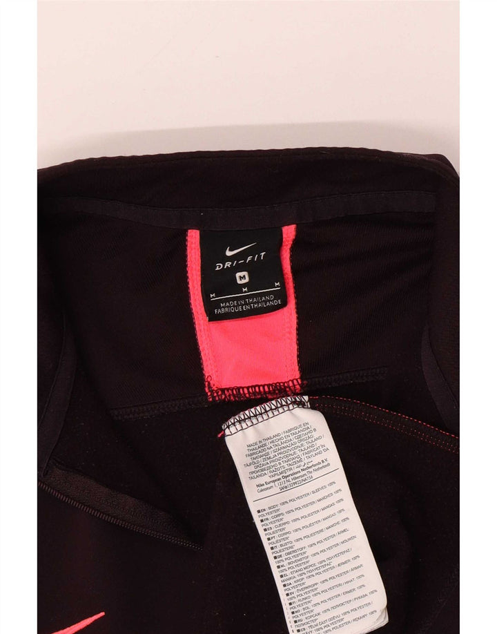 Nike - Maglia da tuta pullover con zip e collo da uomo, UK 14, medio marrone poliestere