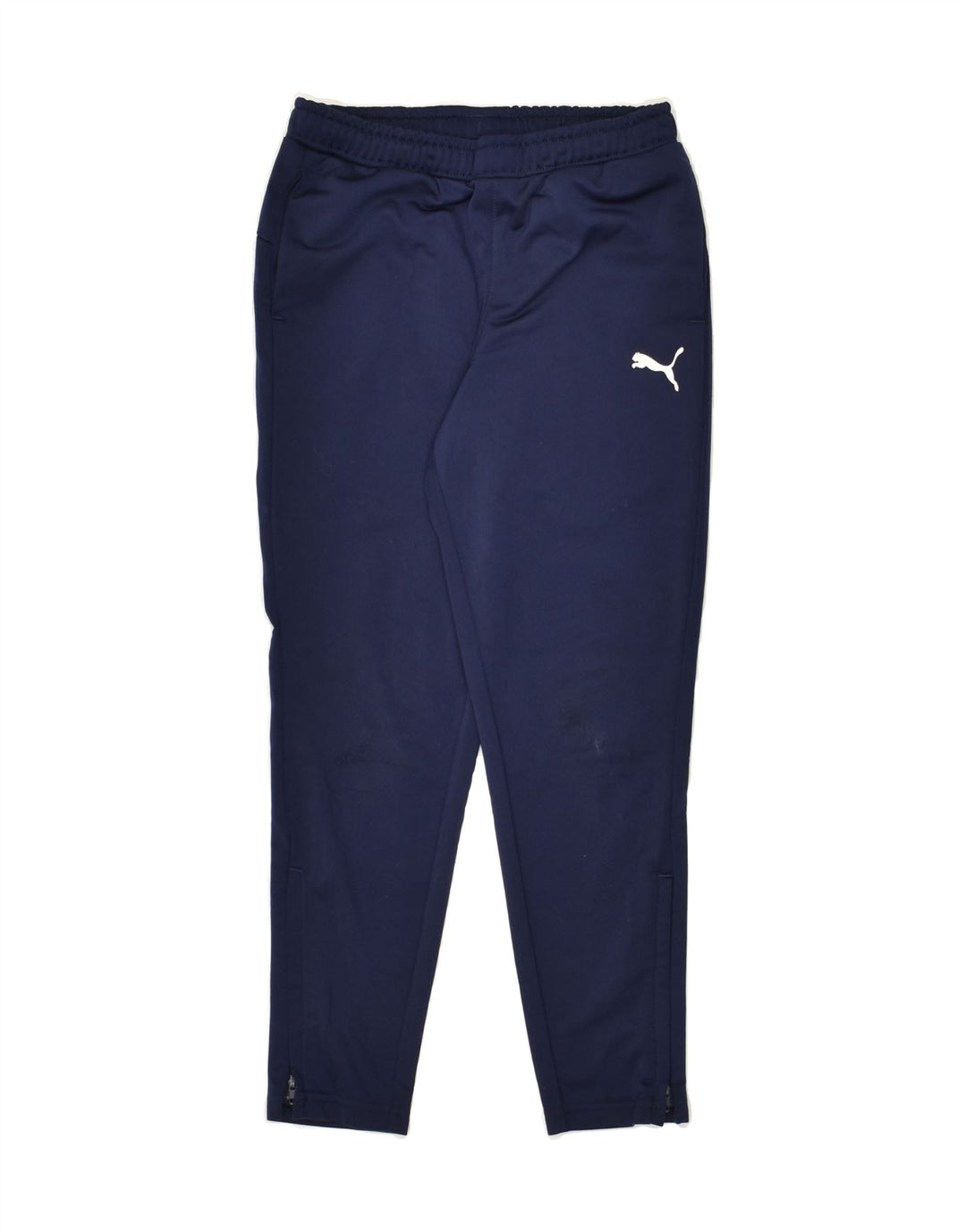 PUMA Boys Tracksuit Trousers 7-8 Years Navy Blue | Vintage Puma | Thrift | Second-Hand Puma | Used Clothing | Messina Hembry 