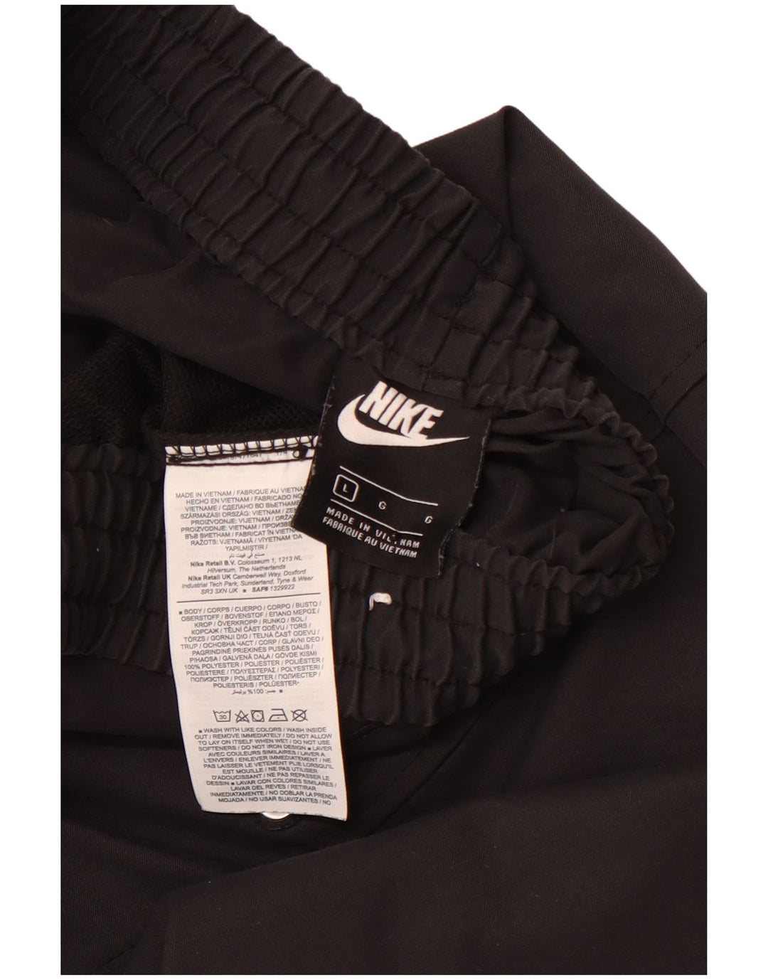 NIKE Pantaloni da tuta da uomo Grant Fit Joggers Large Nero Poliestere