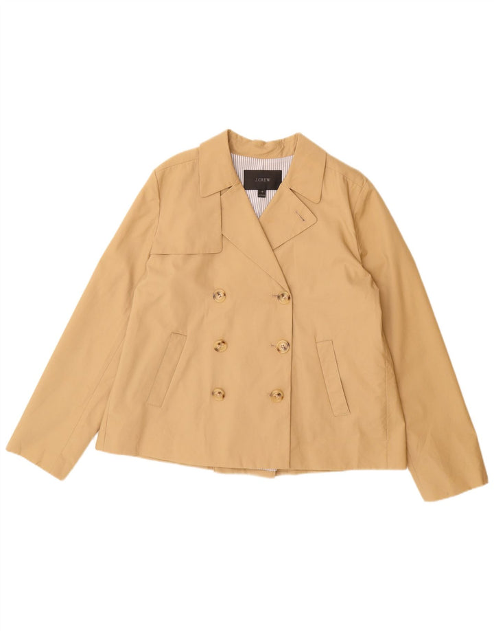 Caban da donna J. Crew US 10 grande cotone beige
