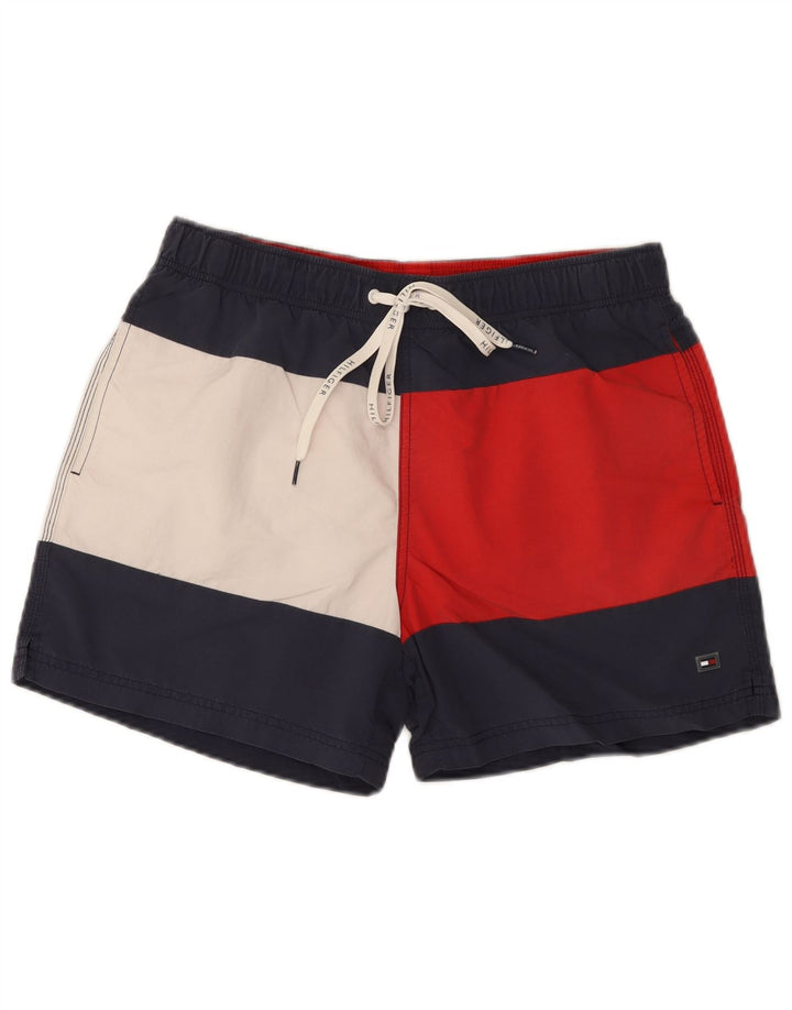 Pantaloncini da bagno da uomo Tommy Hilfiger medi color block multicolore