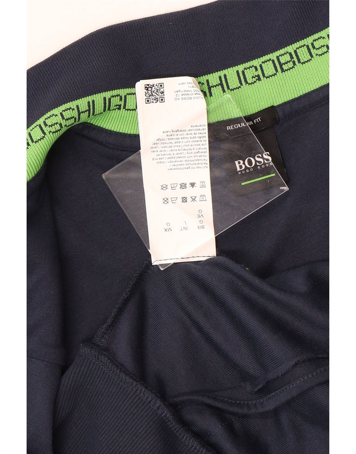 Giacca da tuta da donna con vestibilità regolare Hugo Boss UK 16 Large Blu Navy