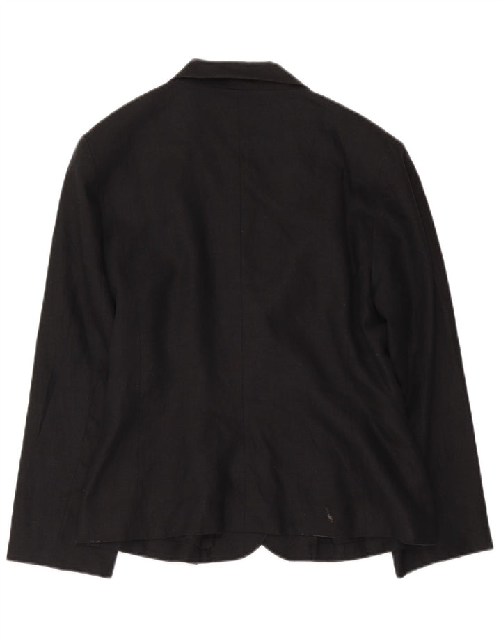 Giacca blazer da donna a 2 bottoni Inwear UK 14 grande acetato nero