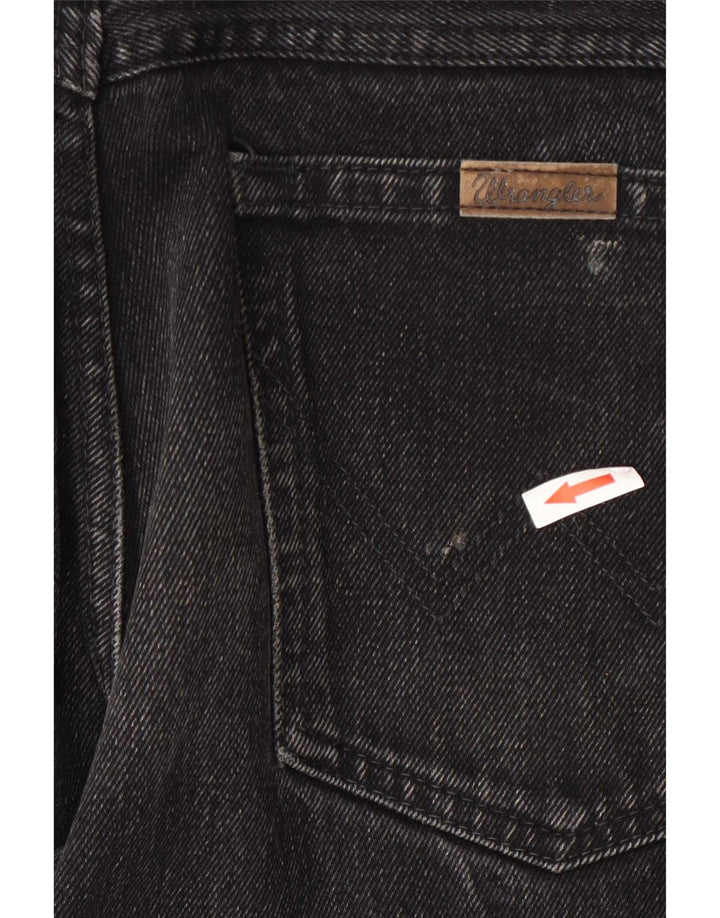 Jeans dritti vestibilità regolare da donna Wrangler W32 L30 cotone grigio