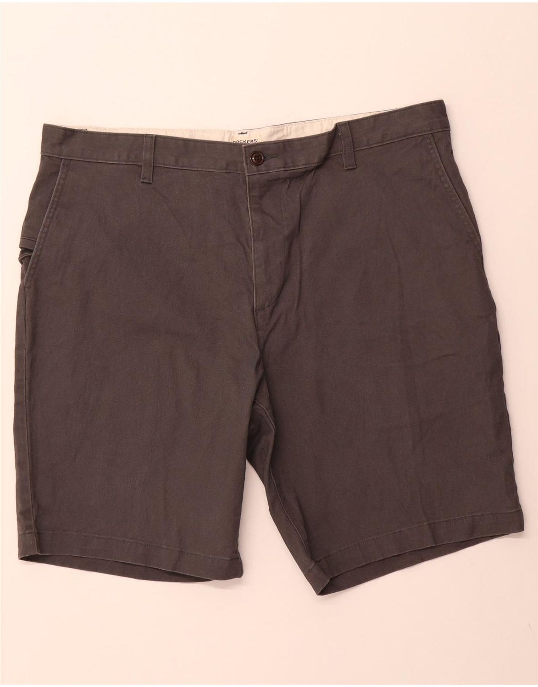 DOCKERS Pantaloncini cargo da uomo W38 XL Cotone grigio