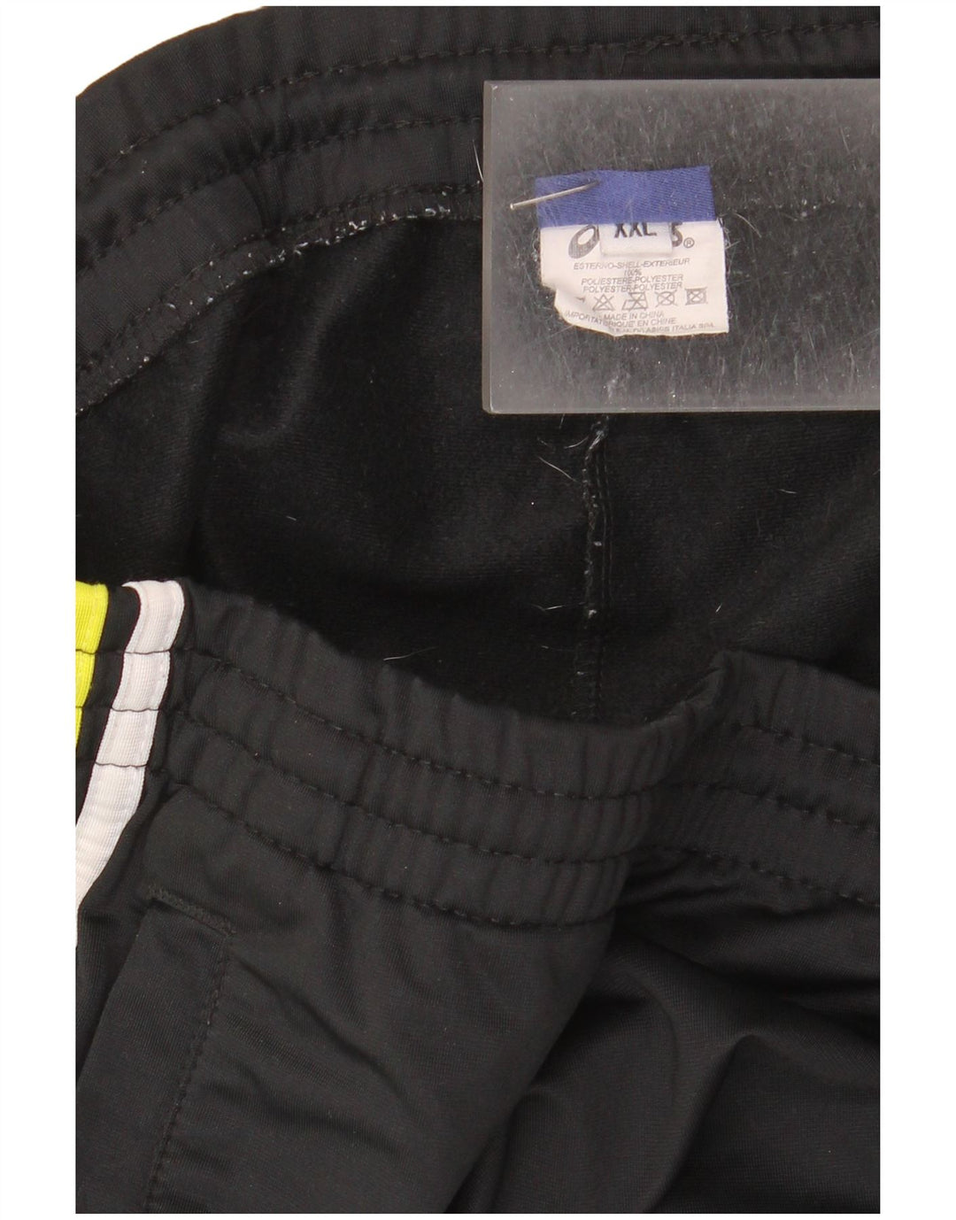 Pantaloni da tuta da uomo Asics 2XL Poliestere nero