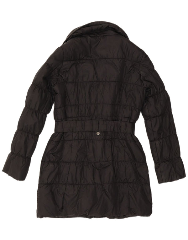 Cappotto imbottito oversize con cappuccio da donna Marks & Spencer UK 10 piccolo nero