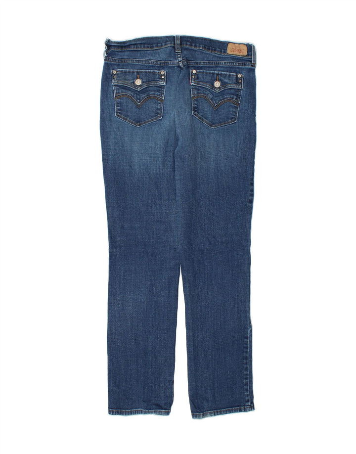 LEVI'S Womens 505 Straight Jeans US 12 Large W32 L30 Blue Cotton Vintage Levi's and Second-Hand Levi's from Messina Hembry 