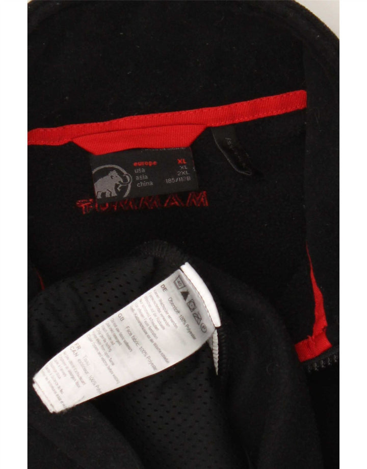 Giacca in pile da uomo Mammut UK 42 XL poliestere nero