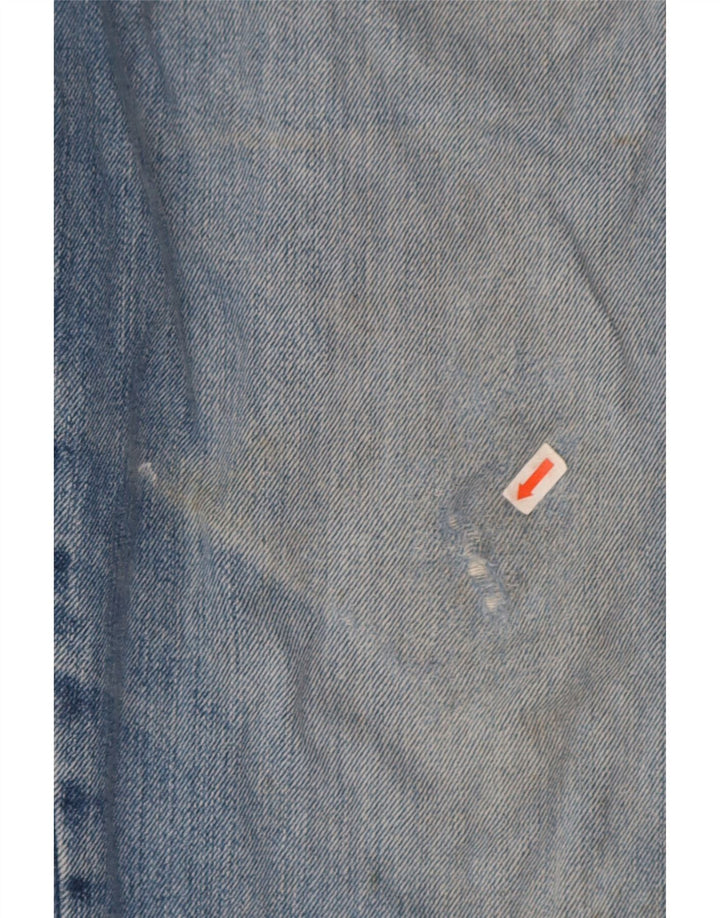 Jeans dritti da uomo Wrangler Texas W38 L30 cotone blu