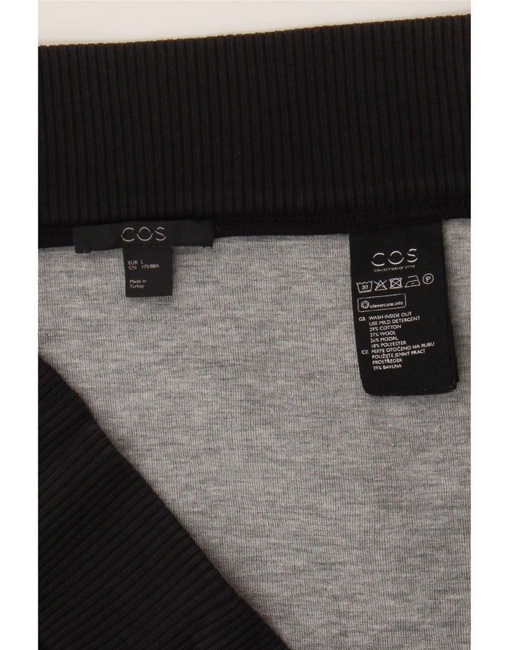 Gonna dritta da donna Cos grande W34 in cotone grigio