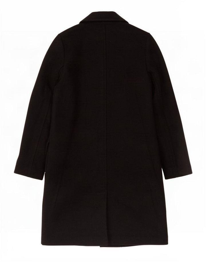 Soprabito aperto da donna Zara UK 10 piccolo poliestere nero