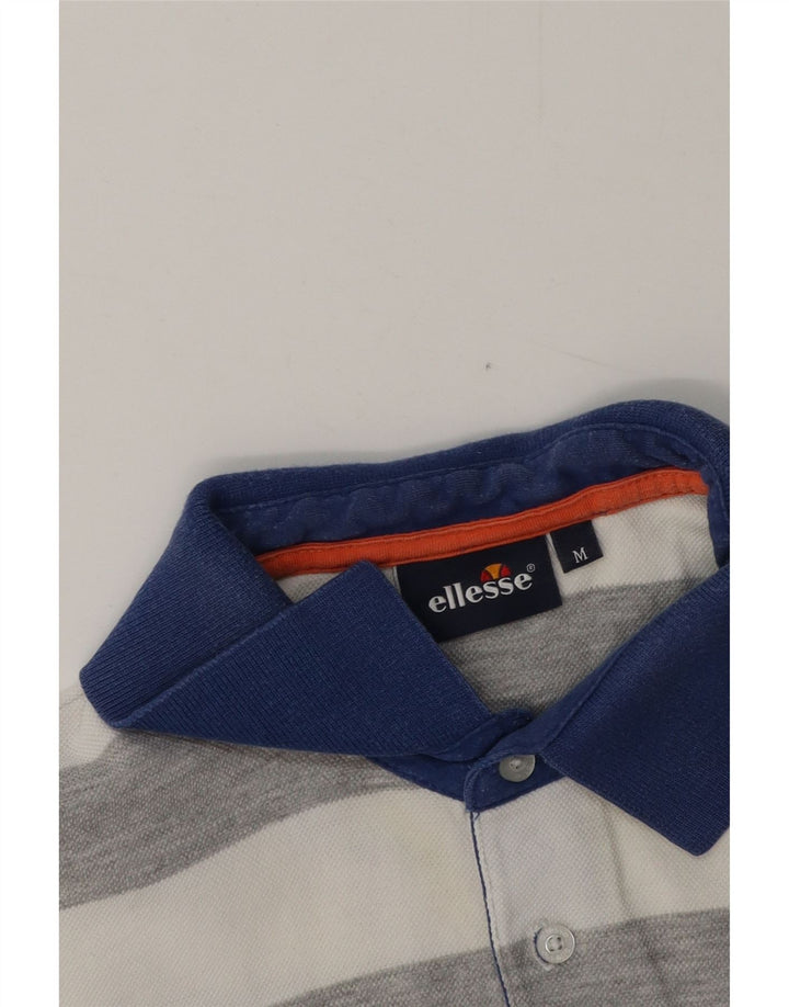 Polo da rugby da uomo ELLESSE grigio medio a righe