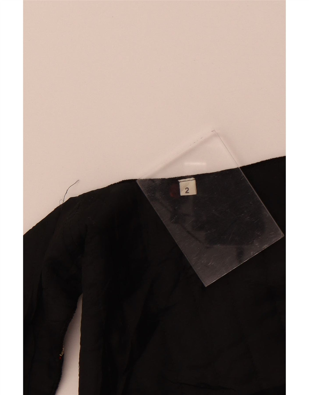 Gilet APERTO in velluto da donna vintage US 2 XS Nero