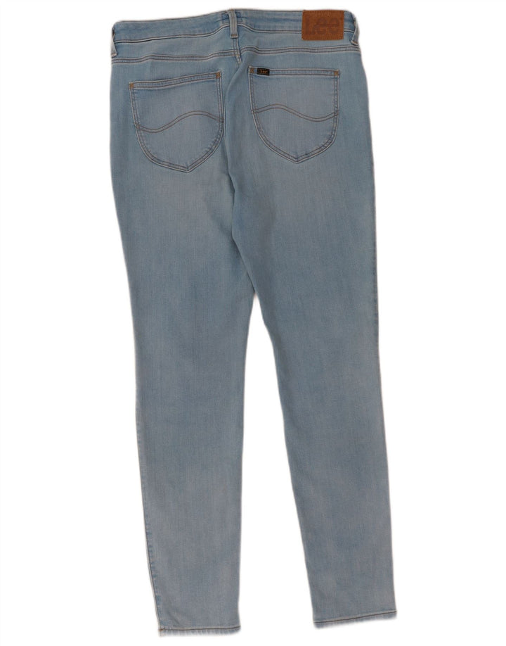 Jeans skinny alti Scarlett da donna LEE W32 L28 cotone blu