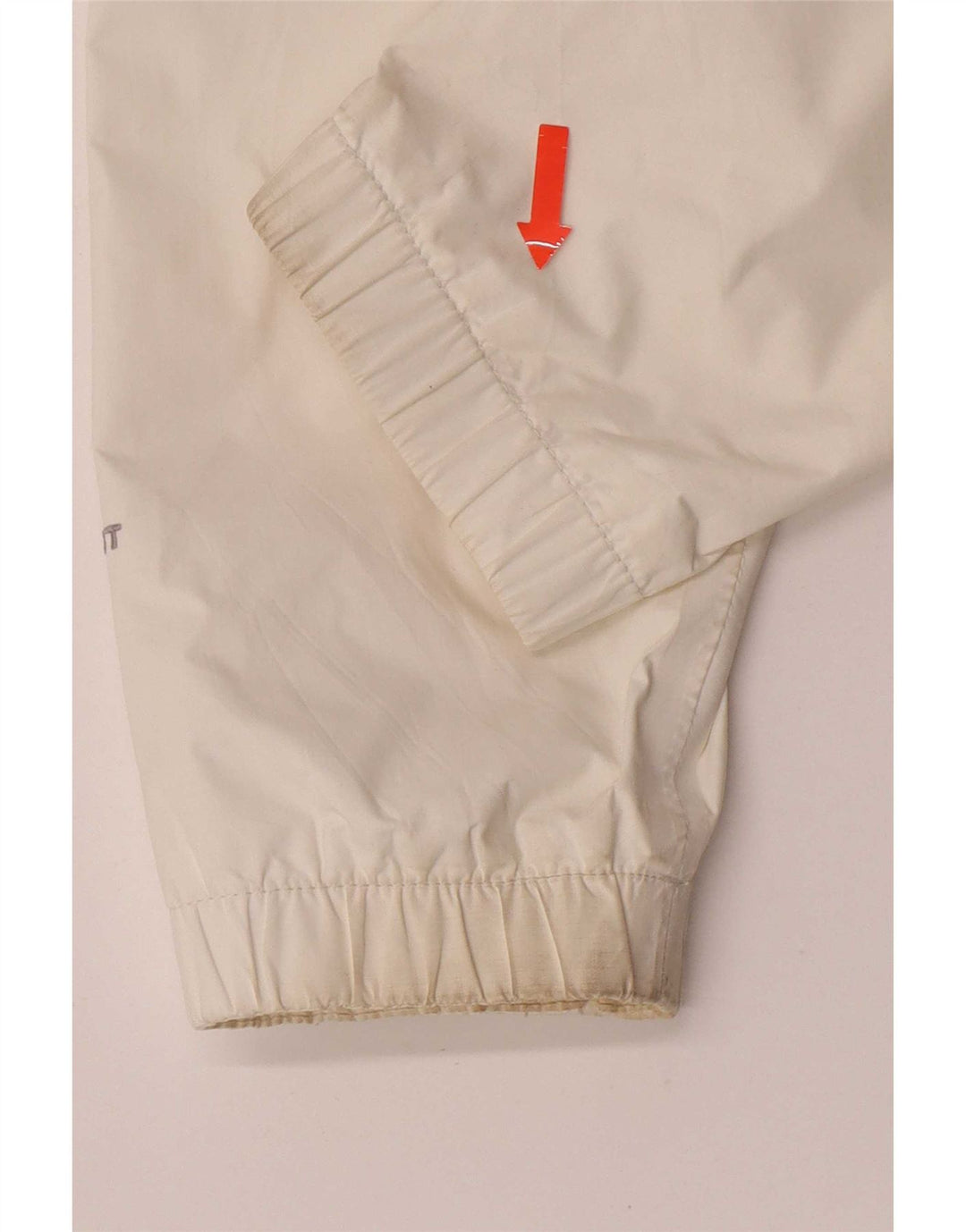 Giacca antipioggia con cappuccio da donna The North Face UK 14 nylon bianco medio