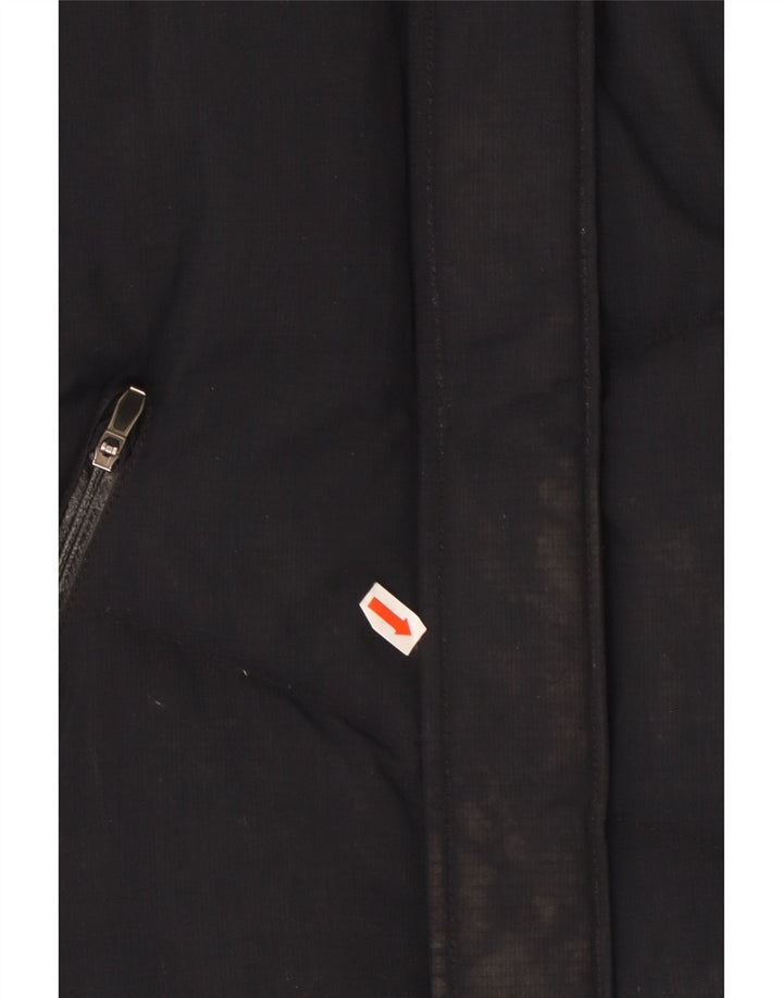 Giacca imbottita con cappuccio Omni-Heat da donna COLUMBIA UK 10 piccola in nylon blu navy