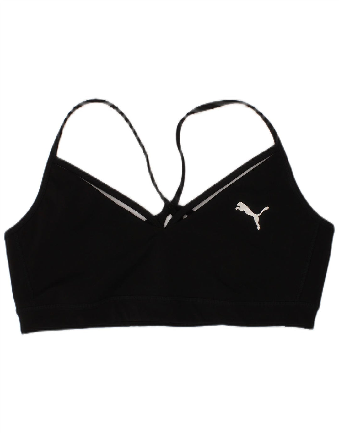 Reggiseno sportivo da donna Puma Top grande nero in poliestere sportivo