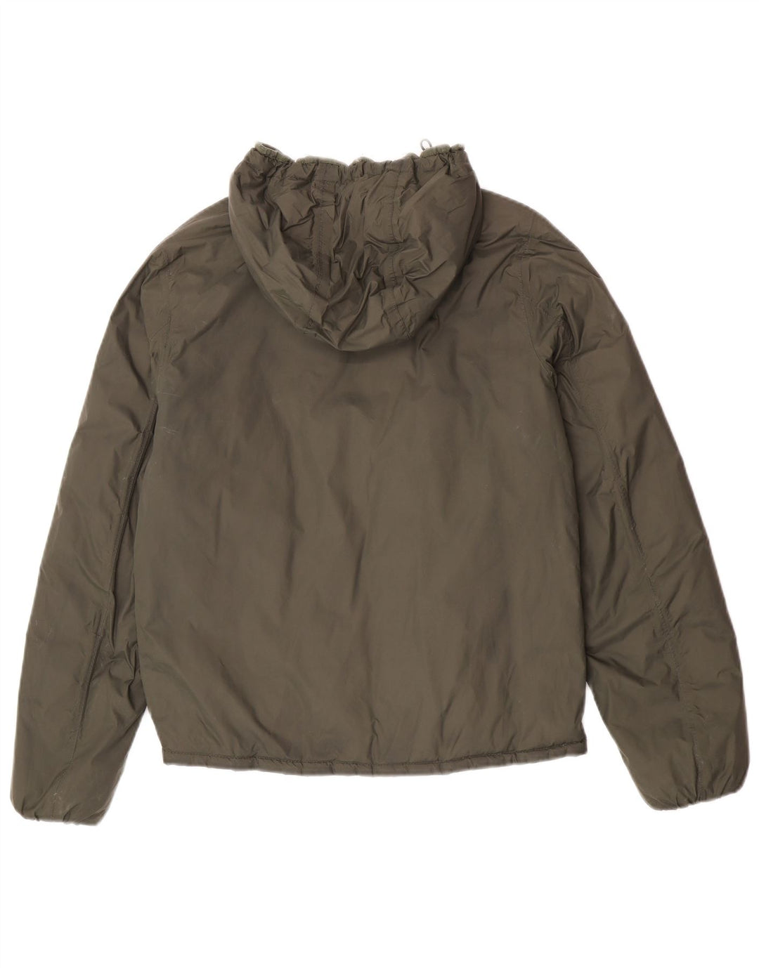 Giacca imbottita reversibile con cappuccio da uomo K-Way UK 38 Verde medio Poliammide