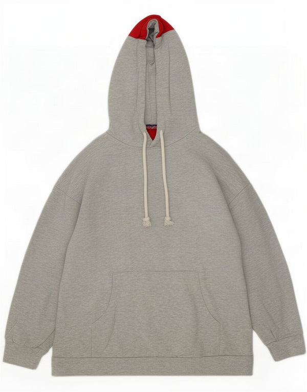 Felpa con cappuccio grafica Zara da donna Trafaluc UK 14 Blocco colore grigio medio