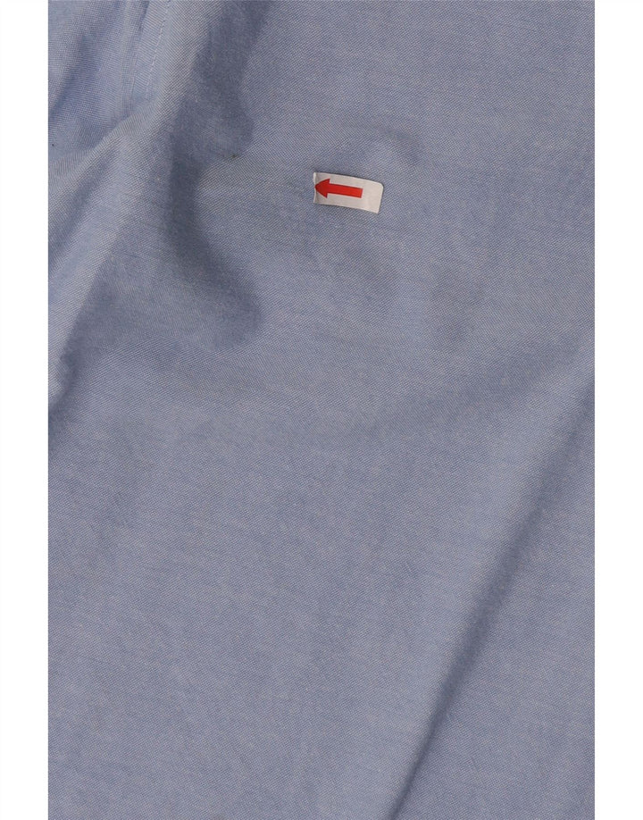 Camicia slim fit da uomo Jack & Jones grande in cotone blu
