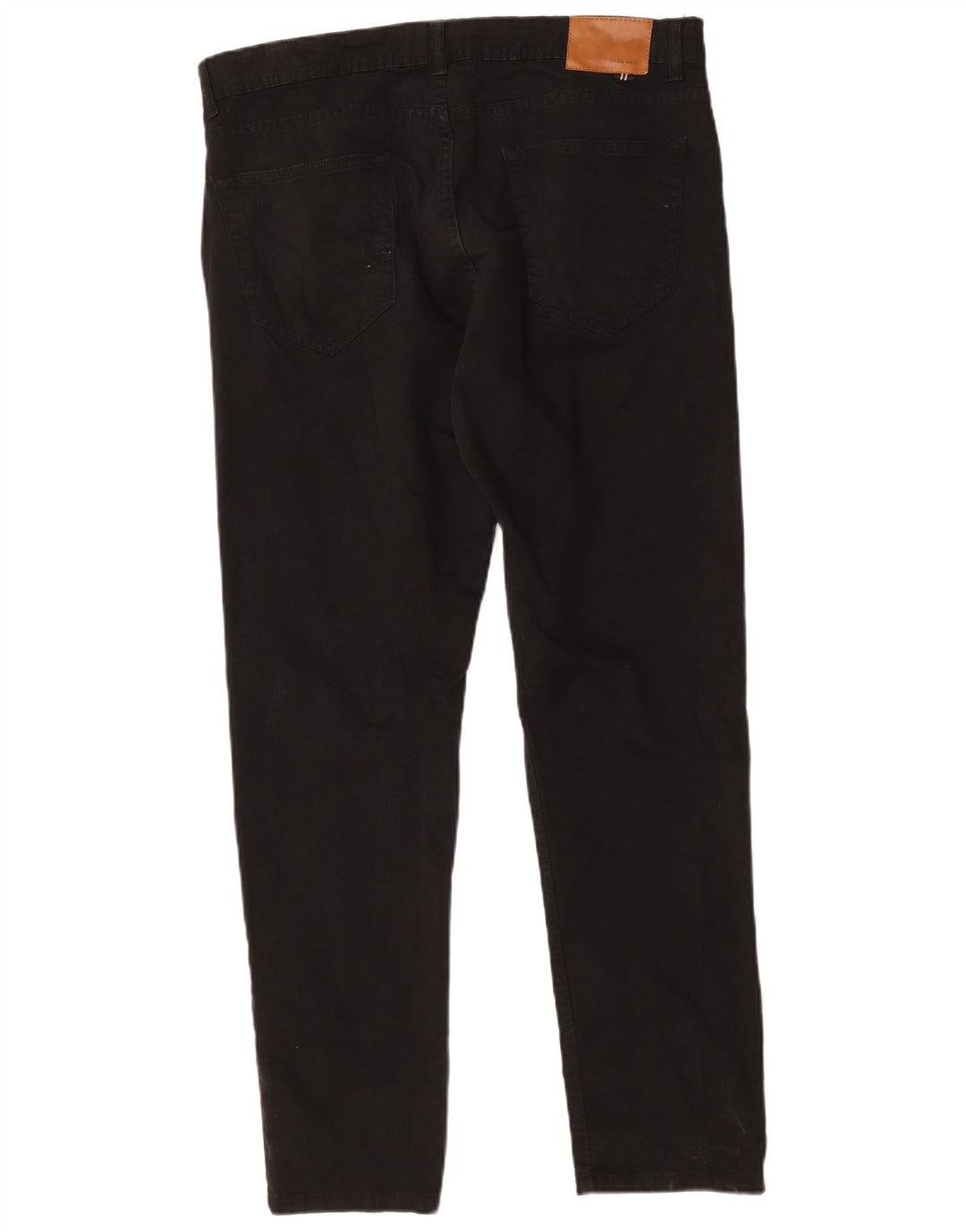 Jeans slim da uomo Zara EU 44 Large W34 L31 Nero