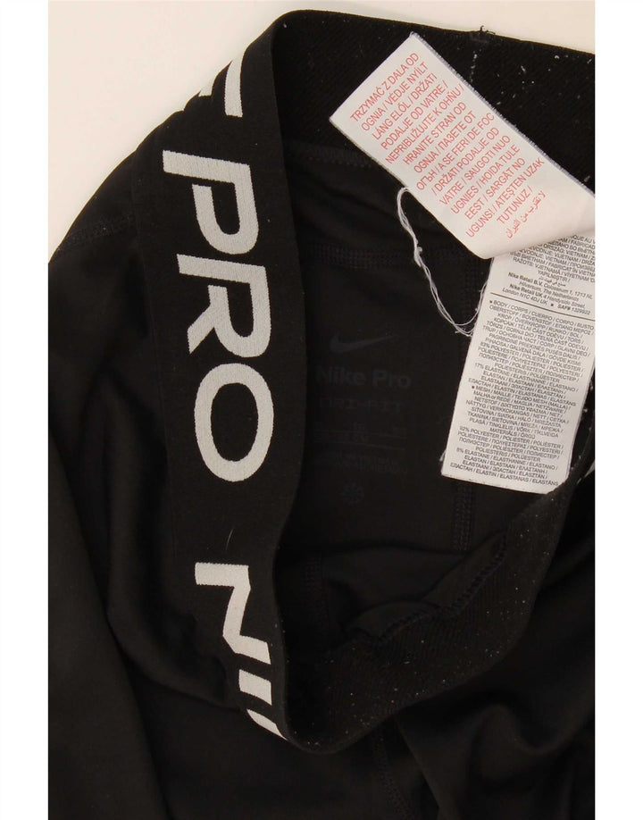 Leggings grafici Nike per ragazze 13-14 anni XL poliestere nero