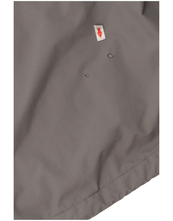 Giacca a vento con cappuccio da uomo Columbia UK 38 Blocco colore grigio medio