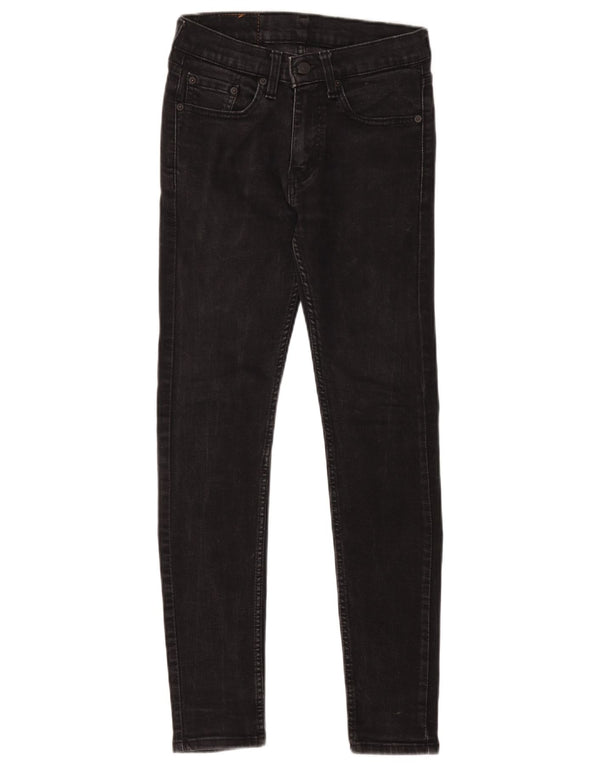 Levi's Uomo 519 Hi-ball Super Skinny Jeans W28 L28 Cotone Nero