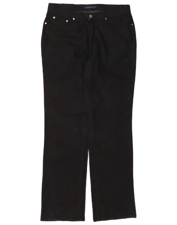 Jeans Dritti Uomo TRUSSARDI W36 L33 Cotone Nero