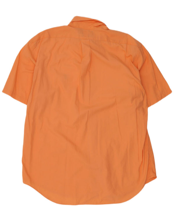 Camicia Ralph Lauren da uomo Blake a maniche corte vestibilità rilassata grande cotone arancione