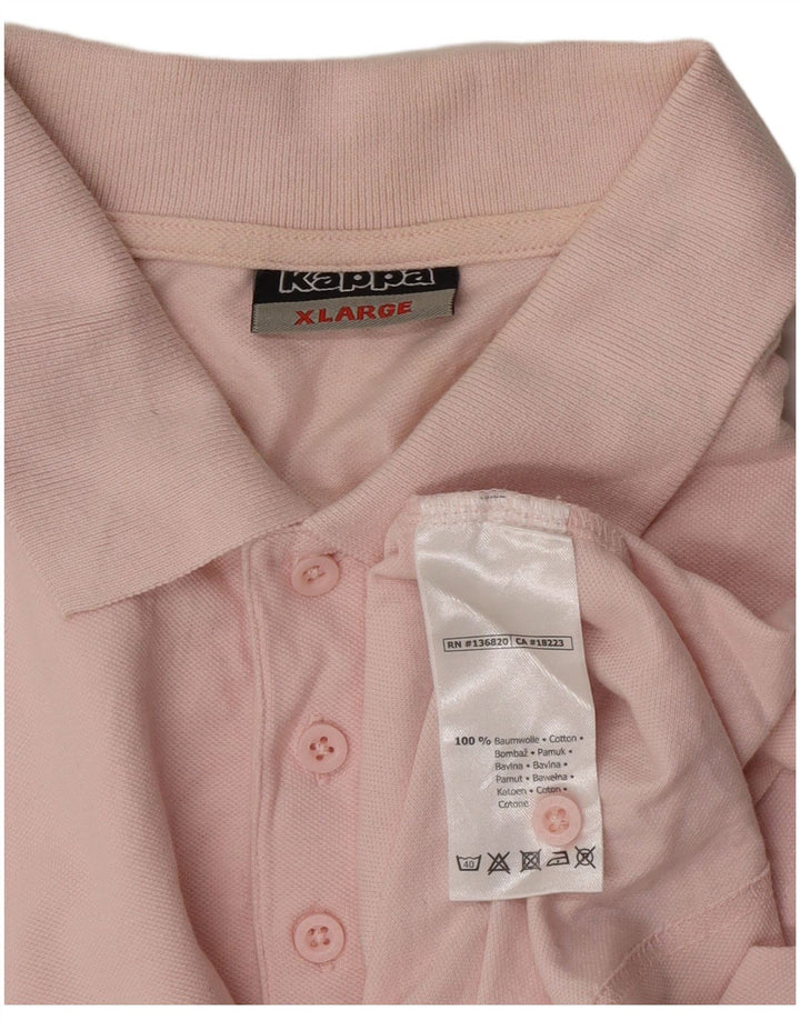 Polo Kappa Uomo XL Rosa Cotone