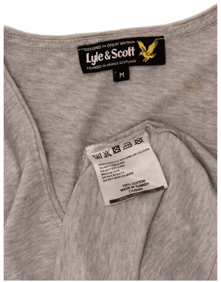 Canotta da uomo LYLE & SCOTT in cotone mélange grigio medio