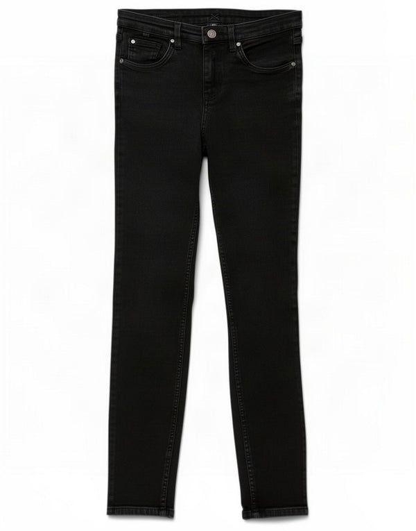 Crew Clothing Jeans skinny da donna UK 10 Small W30 L27 Blu navy Cotone