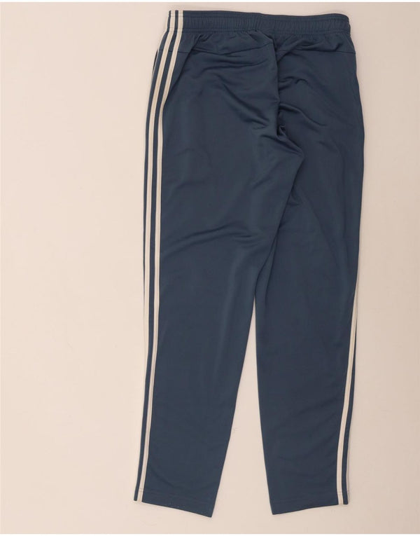 Pantaloni da tuta da uomo Adidas in poliestere blu medio