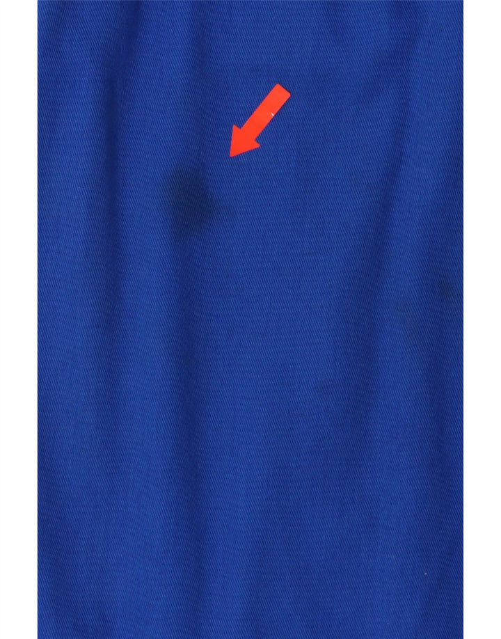 ST MICHAEL Womens Maxi Skirt UK 12 Medium W26 L29 Blue Cotton Vintage St Michael and Second-Hand St Michael from Messina Hembry 