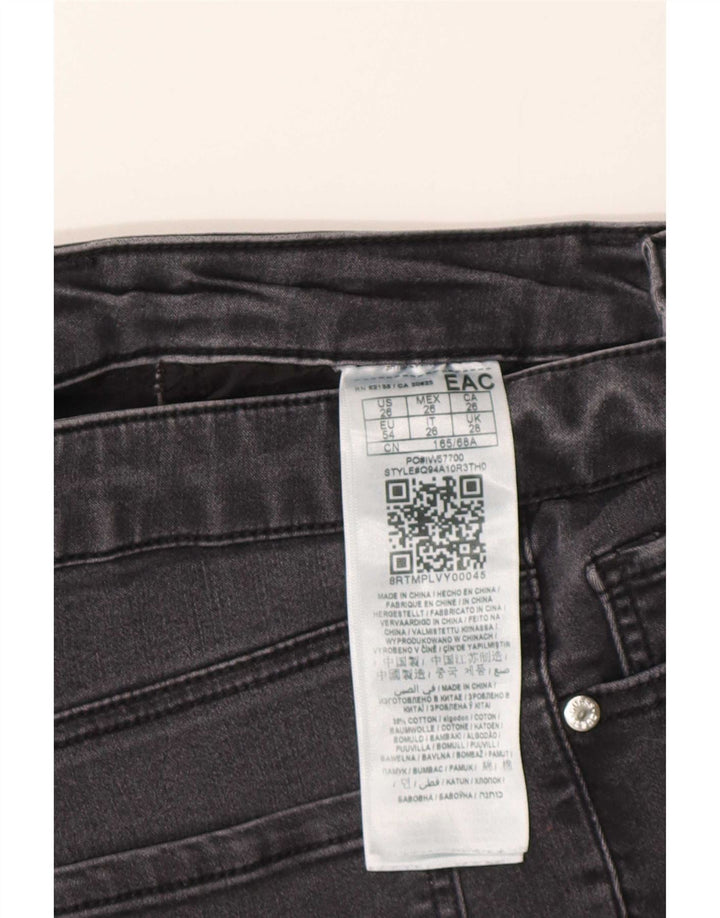Jeans skinny da donna Guess W28 L25 cotone grigio