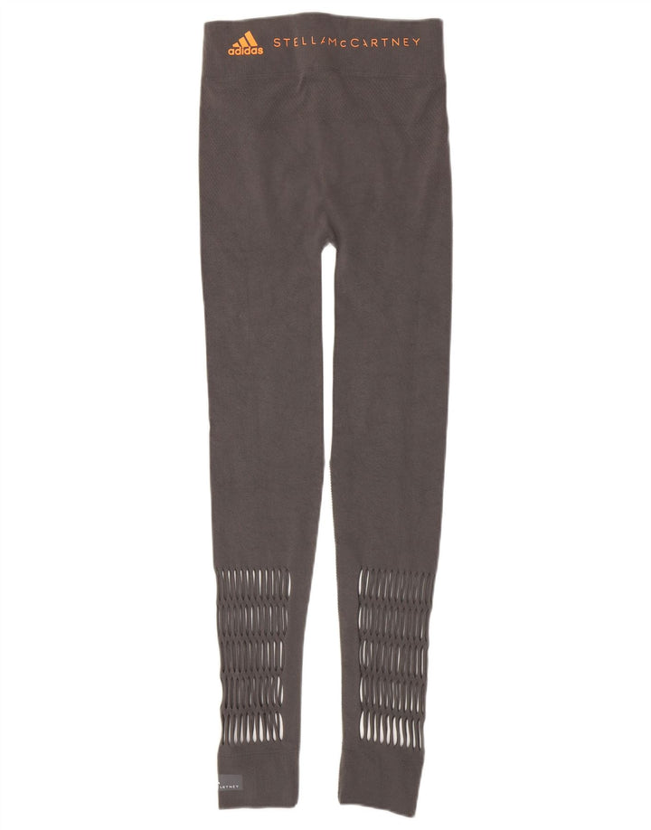 Adidas Stella McCartney Graphic Leggings da donna UK 14 Large Grigio Poliammide
