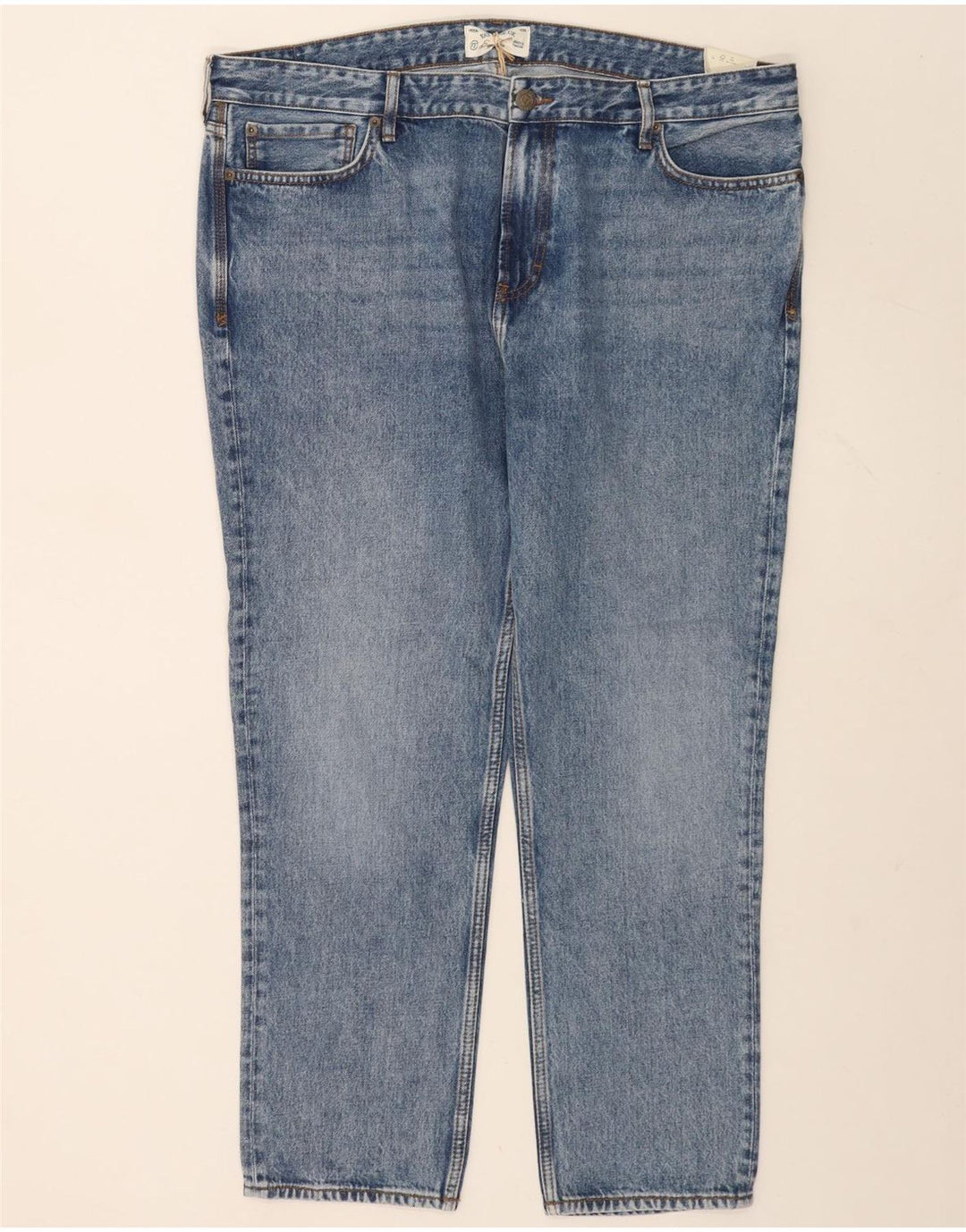 Jeans affusolati da uomo Fat Face W42 L29 cotone blu