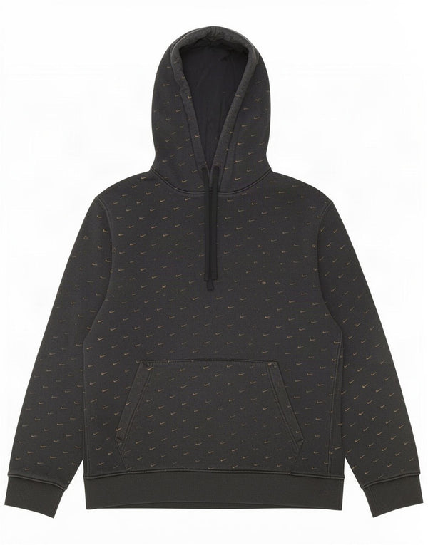 Felpa con cappuccio grafica Nike da uomo XL in cotone nero